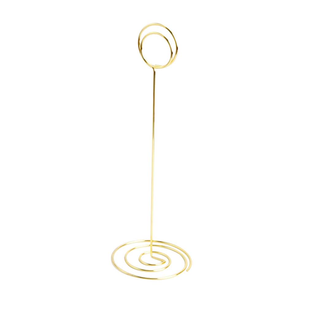 20pcs Table Number Holder Round Table Stand Wedding Card Stand Paper Favor Clip