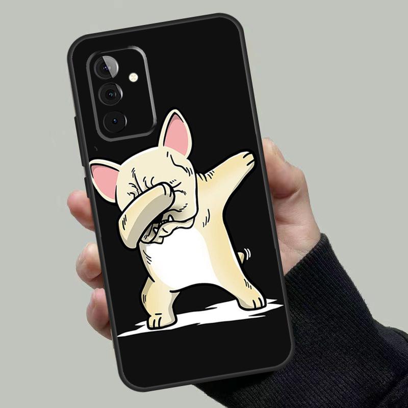 Funny French Bulldog Case For Samsung Galaxy A55 A35 A15 A52 A32 A12 A16 A26 A36 A56 A53 A33 A13 A14 A34 A54 A17