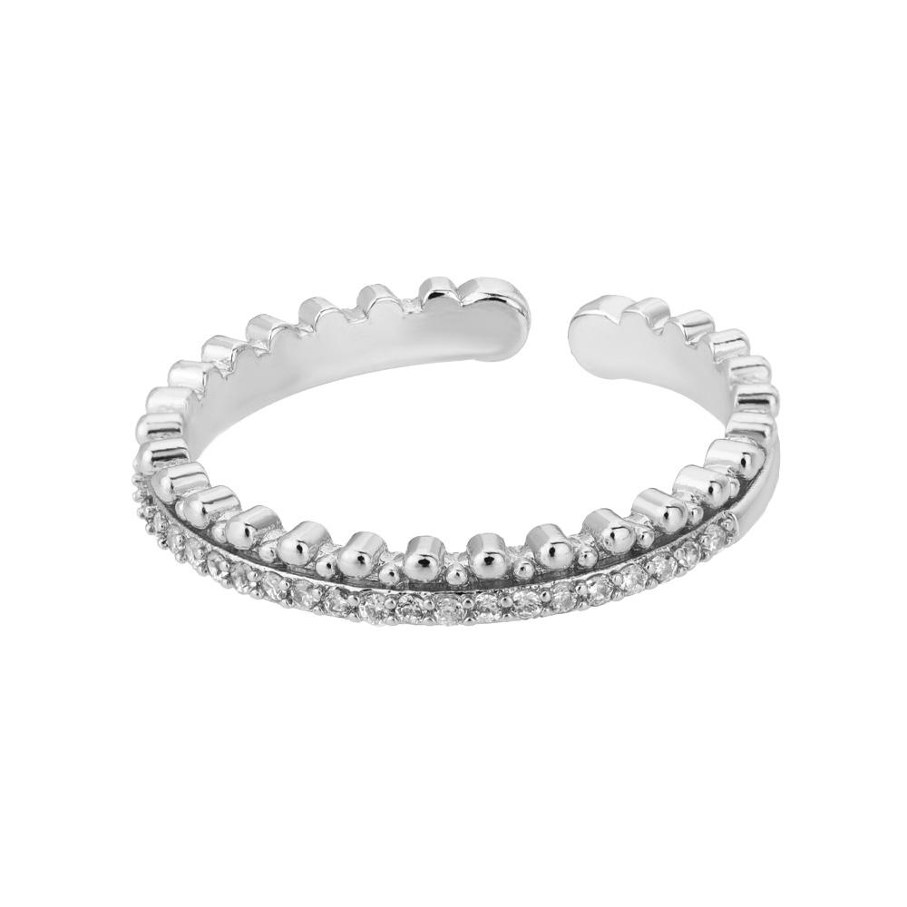 Ladies' Fashionable Adjustable Ring, Simple Engagement Ring Design, Exquisite Jewelry Accessories, Preferred Gift For Anniversaries