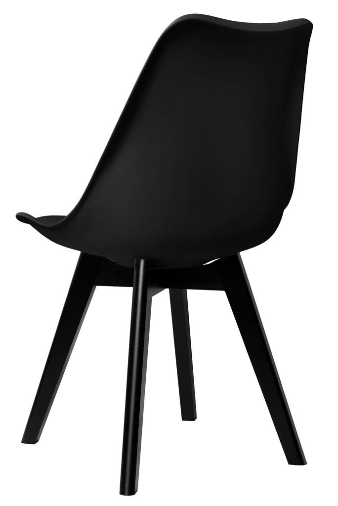 Krzesło Nowoczesne Nantes Black Dsw Czarne