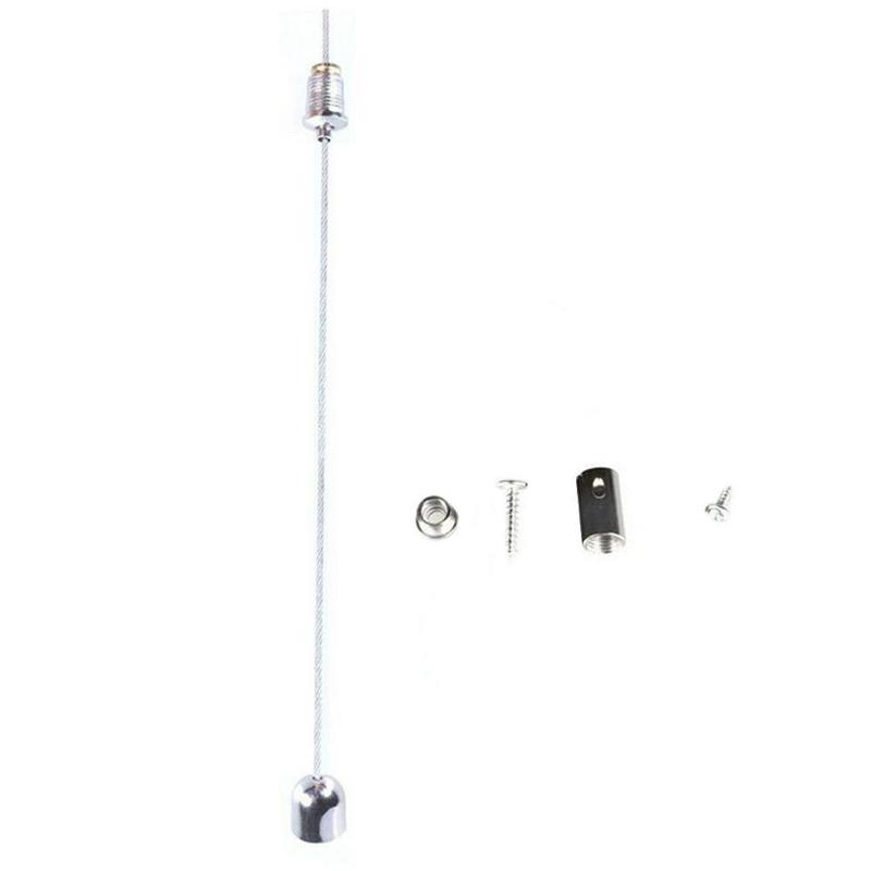 

4pcs 1M Steel Wire And Screws Suspension Mounting Wire Rope Kit Suspension Panel Led Ceiling Lamp Headlamp Hanging Wire Rope