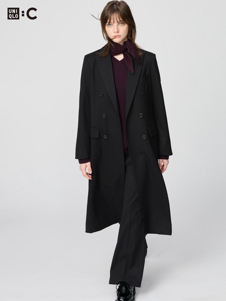 Uniqlo Double Breasted Long Coat