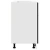 Hanging Cabinet with Shelf Black Oak Effect 60 x 46 x 81.5 cm
