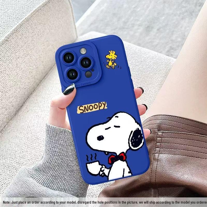 

Snoopy Apple 15 Pro Max Cartoon Phone Case, Drop-proof for New Model 17 iPhone 13