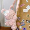 Lamb Children Backpack Doll Animal Shoulder Bag Soft Bunny Crossbody Bag  Lady