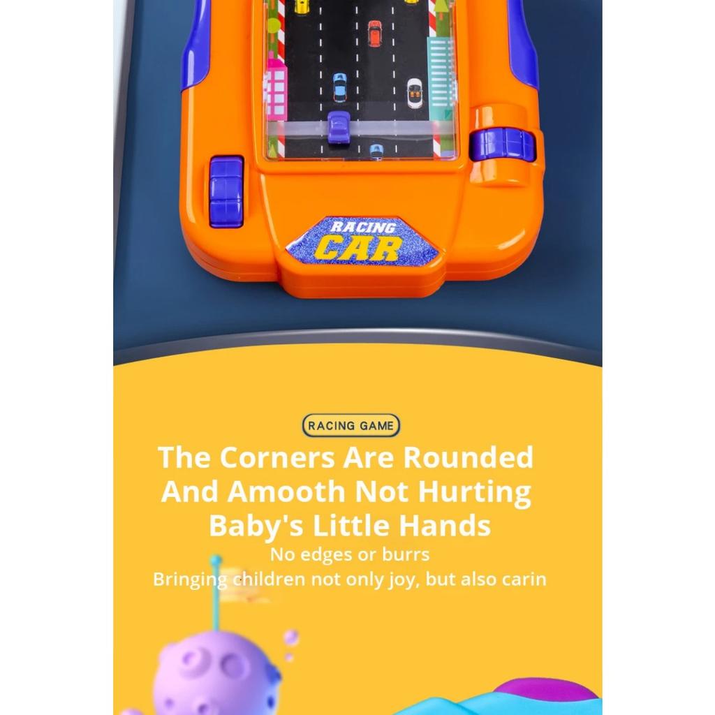 Non-electric Model Race Car Game Kids Racing Through Adventure Palm Game Toys Simulate Driving Car Toy