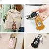 NEW Pet Hair Memorial Keychain PU Leather Keepsake Locket For Cat Dog Fur Pet Hair Storage Pendant Handbag Hanging Accessories
