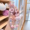 Trendy Pom-Pom Doll Phone Charm: Cute Cartoon Lanyard & Bag Pendant for Girls
