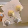 Fashion Geometric Square Stud Earrings Women Lady Vintage Matte Design Fine Jewelry  Girls Birthday Party Earrings Gift