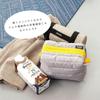 padou Ecorip Cooler Origami Pouch Made with Recycled Insulated Cooler Keeps Food Cold and Made in Japan (Gray) - Water-repellent, Lightweight,