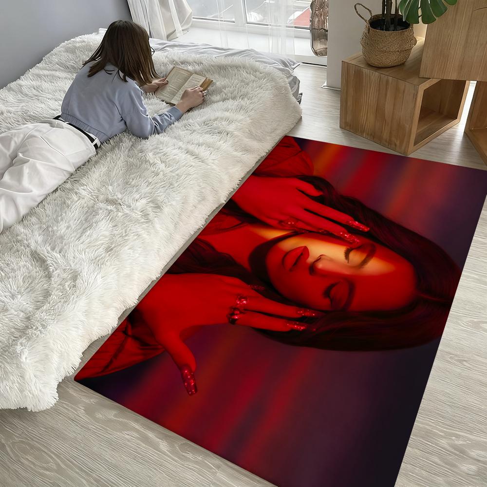 Singer Rosalia LUX New Album Floor Mat Soft Thickened Absorbent Non-Slip Bedroom Living Room Door Mat Home Decor Flannel Rugs