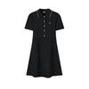 White Outdoor Slim Fit Comfortable Short Sleeve Dress Women Dresses F11W623303F-BK