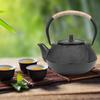 Stylish Iron Teapot (600ml), No Enamel Coating, with Built-in Tea Strainer, for Iron Supplementation, Suitable for Direct Heat, Healthy, Souvenir, Gif