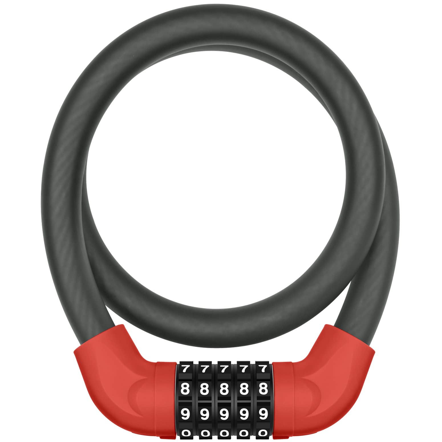 

Bicycle Dial Wire Electric Bicycle High Lock Lock, 5-Digit Lock, Lock, U-Shaped Lock, 17.3mm Thick, Cut-Resistant, Anti-Theft, Multi-Purpose (87cm -