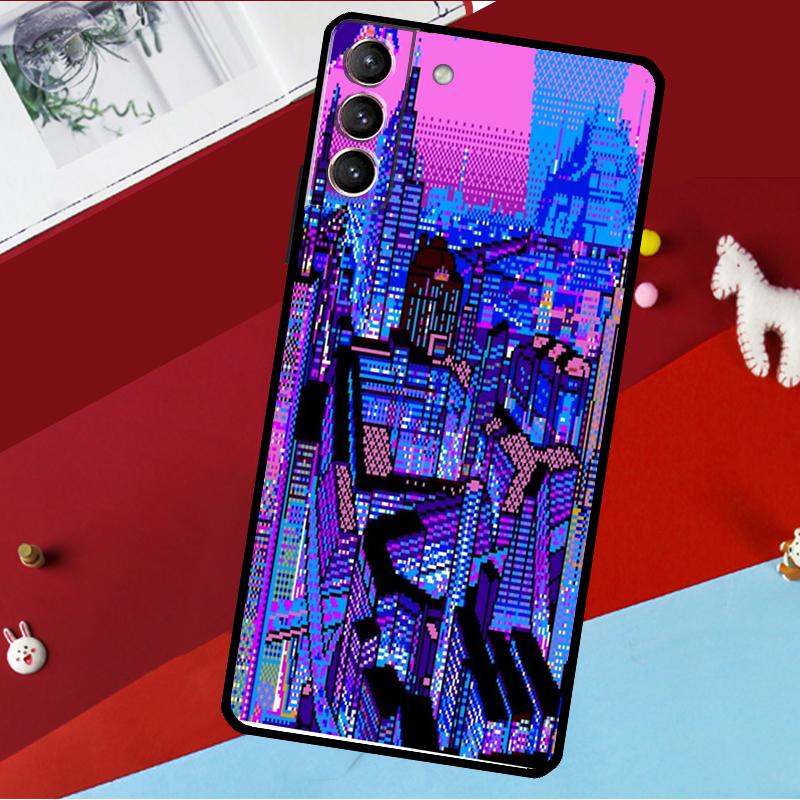 ART PIXEL AESTHETIC INDIE GEEK Funda For Samsung Galaxy S26 S25 S23 S22 S20 S24 Ultra S9 S10 Plus S21 FE S25 FE Phone Case
