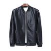 2024 Outono Novos Homens Preto Motociclista PU Couro Casaco Coreano Moda Masculina PU Couro Jaqueta Tendência Casual Fit Slim Baseball Roupas 8Xl