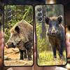 Animal Wild Boar Phone Case For Samsung Galaxy A15 A13 A35 A55 A51 A71 A41 A31 A21S A03S A05 A12 A23 A25 A33 A53 A73 5G Cover