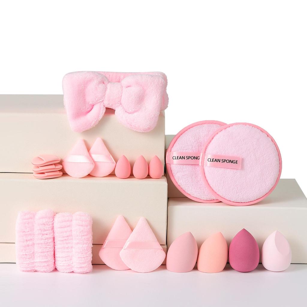 Professional Makeup Tool Set: 30/45 Pieces - Brushes, Sponges & Cleaning Tools