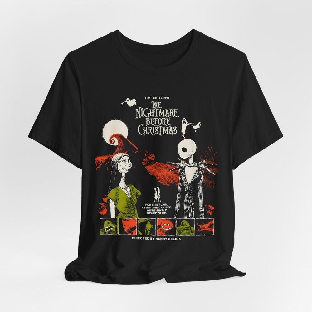 Spooky Season Vibes – The Nightmare Before Christmas Unisex Graphic Tee Unisex T-Shirt XXL