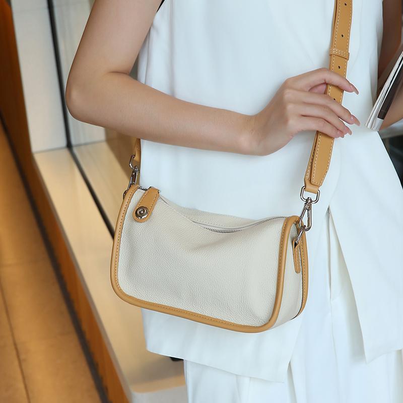Genuine Leather Bags for Women Shoulder Crossbody Bag Small Bags for Ladies Simple Design