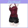 Set Costume Obsession Nikki Con Tessuto Elastanico Per Performance di Halloween