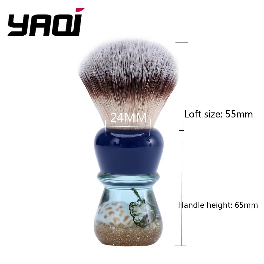 YAQI Atlantis 24mm Synthetic Hair Mens Shaving Brush