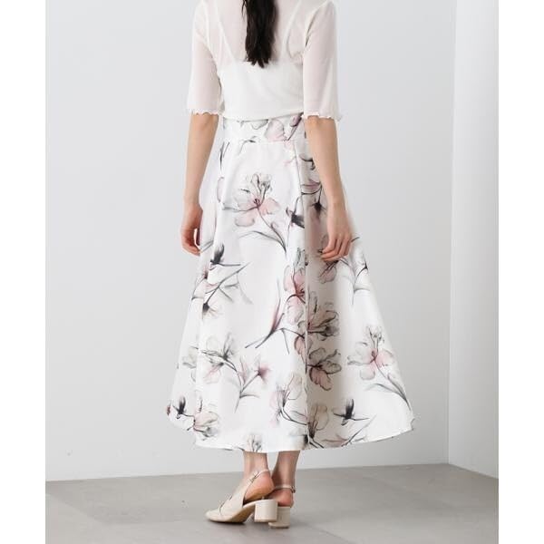 [JILL by JILL STUART] Overlap Flower Flare Skirt (Pre-order: Arrives mid-April - late April)