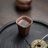 Chinese Retro Master Cup Small Capacity Household Tea Cup Coarse Pottery Tea Cup and Wind Cup Square Tea Cup