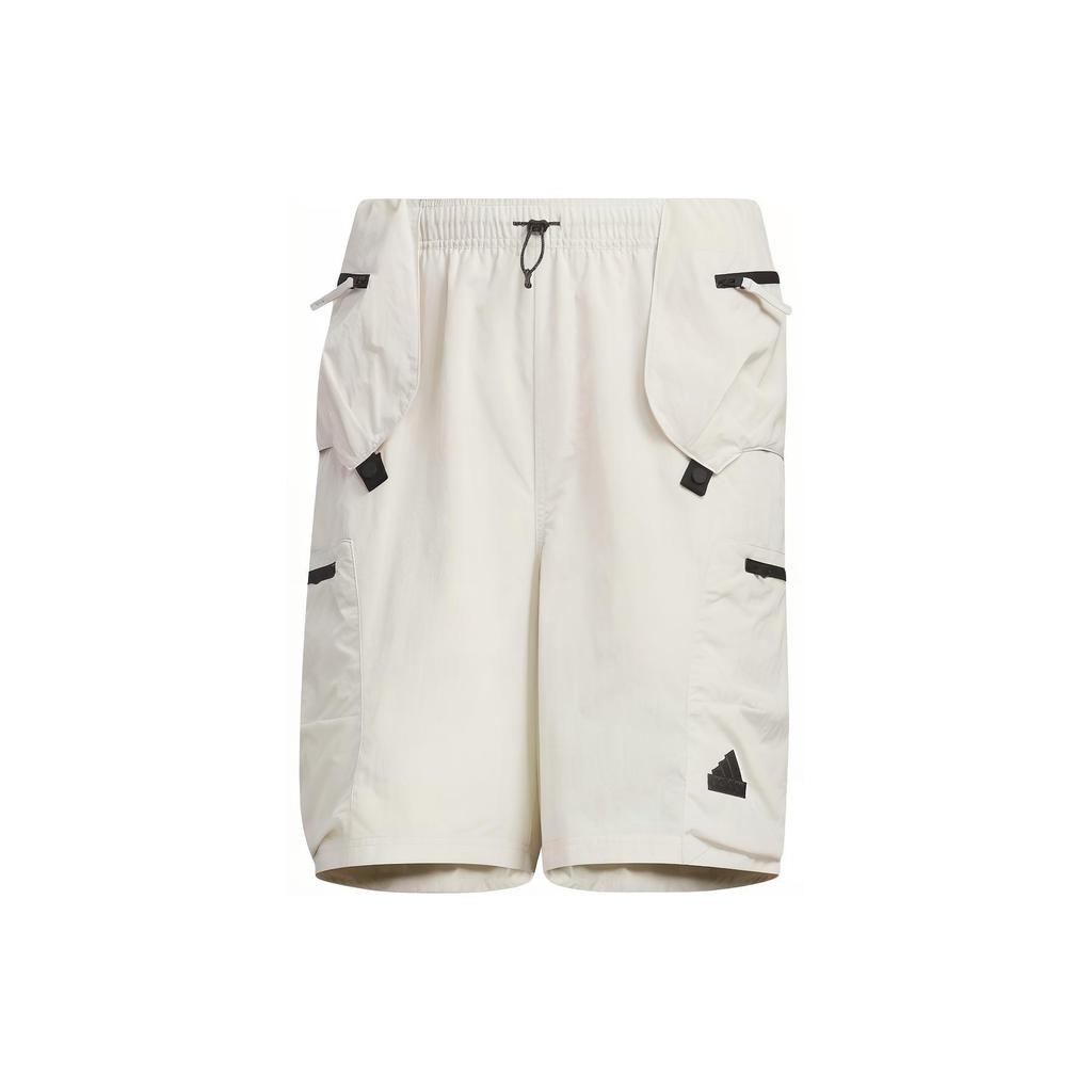 New Adidas FUTURE STYLE WOVEN SHORTS Casual Shorts Men's Talc JI9898