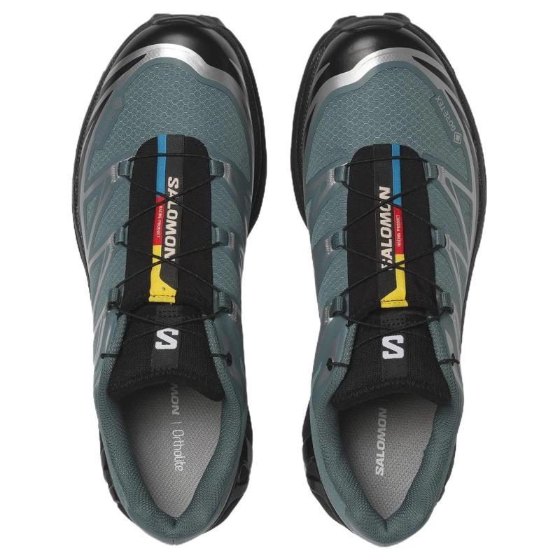 SALOMON XT 6 Cushioning Coverage Support Casual Running Shoes Unisex Green Sneakers 478615