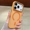 Luxury Matte Clear Shockproof Magnetic Case for iPhone 17 Air 16E 15 14 13 12 11 Pro Max Plus For Magsafe Metal Lens Armor Cover