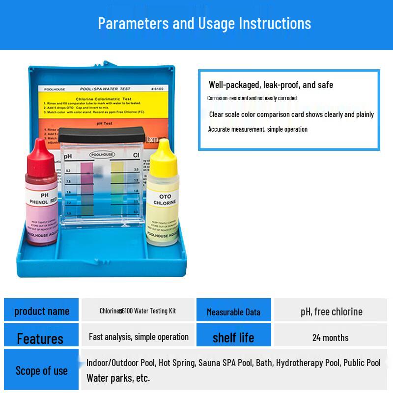 Swimming Pool Water Quality Test Kit
