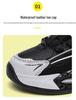 2025 Boys' Autumn Sports Shoes: Non-slip, Wear-resistant Rotary Buckle Running and Basketball Shoes