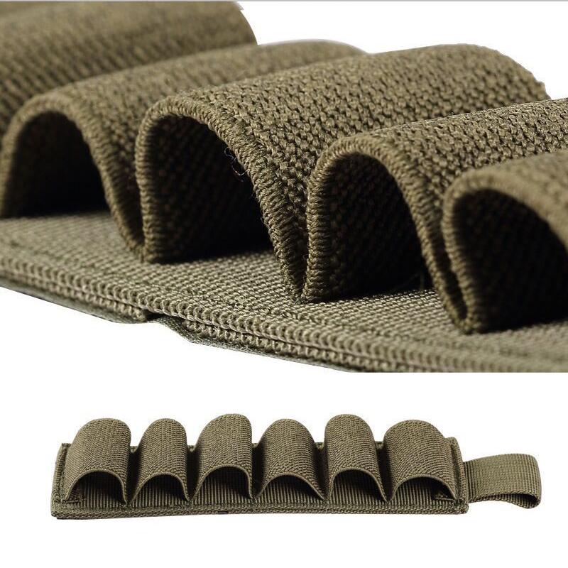Taktische Airsoft Magazintasche Jagd Hinterschaft Patronen Munitionsträger Halter 6 Schuss 12Ga 20Ga  Gaine Gewehr Magazintasche