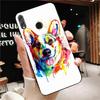 YNDFCNB Tier Hund Katze Fuchs Pfau Aquarell Malerei Handyhülle Für Huawei Honor 8X 8A 9 10 20 Lite 30Pro 7C 7A 10i 20i