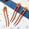 Handmade Wooden Hair Sticks U Shaped Wood Hairpins and Clips Delicate Hair Forks  Girls
