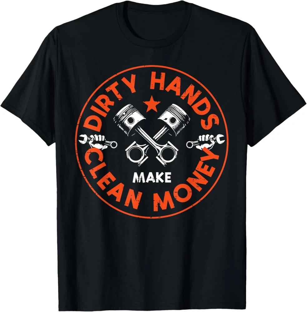 Mechanic Dirty Hands Automotive Men Women Graphic T-Shirt