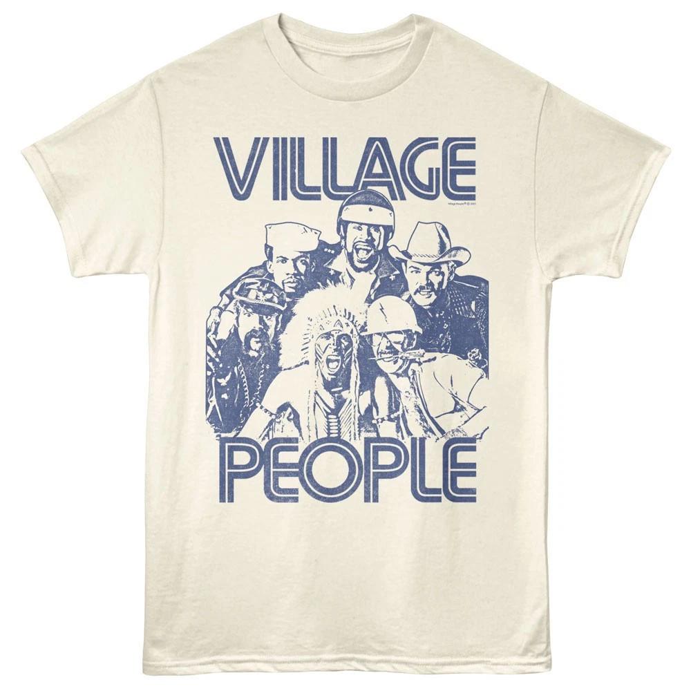 The Village People Monochrome Photo Men s T shirt S