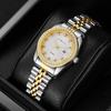 Women's Classic Versatile Steel Band Watch - Non-Mechanical, Calendar, Unisex Casual Style.