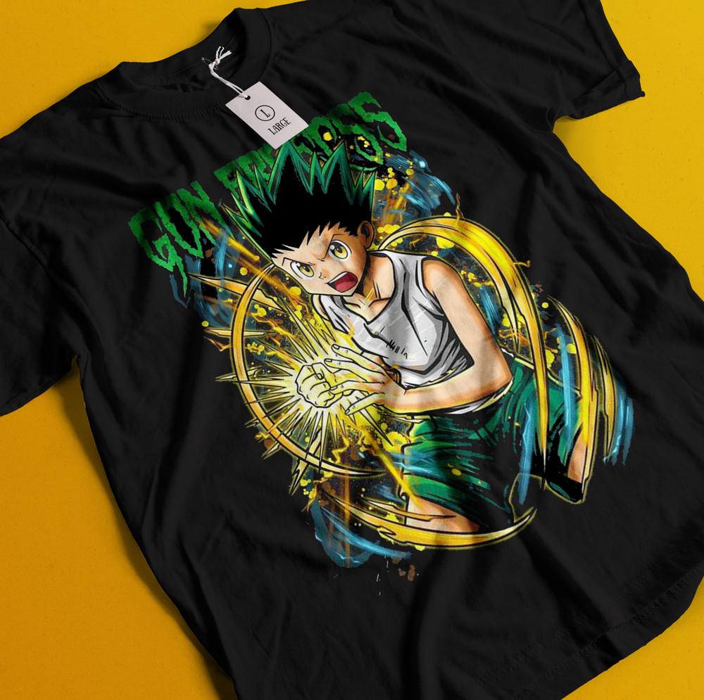 

Gon Shirt Hunter X Hunter HXH Hisoka Tshirt Killua Tee T-Shirt Meruem Kurapika S