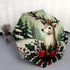 1pc Christmas elk Cartoon Umbrella, Portable Compact Umbrella, Suitable for Camping, Hiking and Travel A021