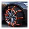 Simple chain, insulation lock type tire chain, general purpose, multi-functional, tire/non-slip chain, disposable, for cars, ideal for snowy, icy,