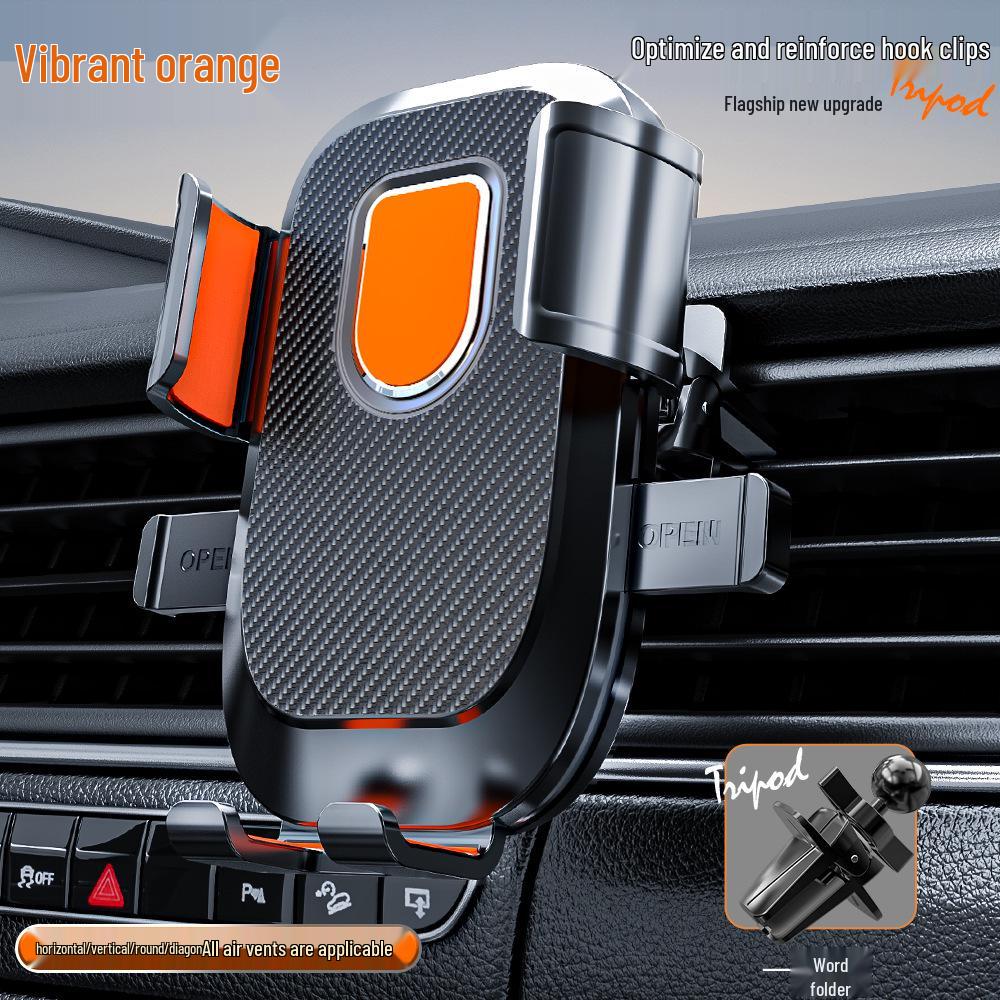 Universal Car Phone Holder: Air Vent Mount for Horizontal Screens