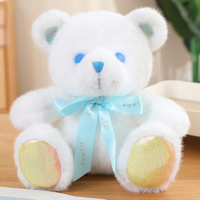 Girly Heart Pink Sitting Bear Teddy Bear Doll Plush Toy Hug Bear Doll Children's Soothing Ragdoll