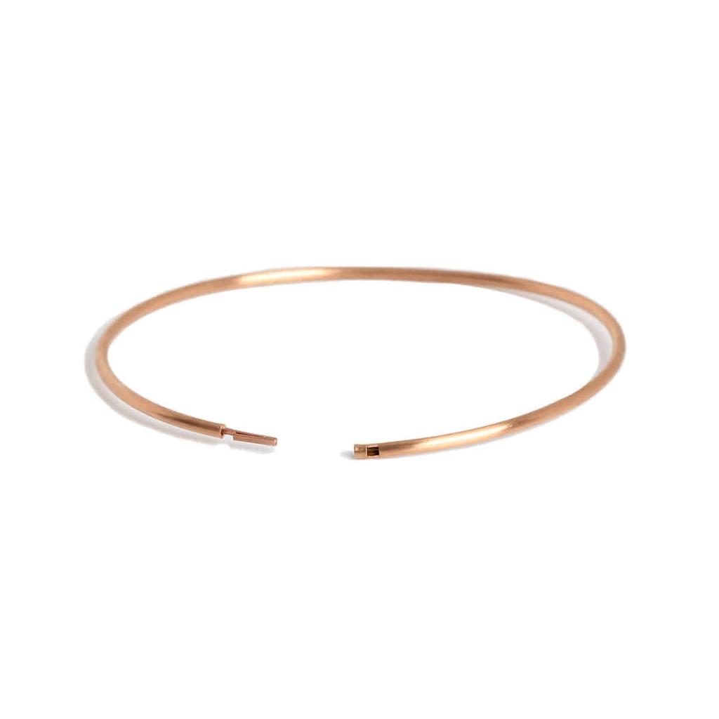 Mezmic Art Collection 14K Rose Gold Bangle