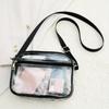Waterproof Women's Cross-Body PVC Messenger Bag with Adjustable Strap