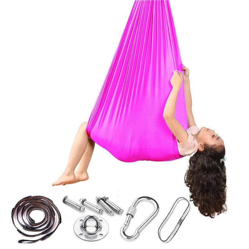Adjustable Indoor/Outdoor Sensory Swing for Kids & Adults - 280x100cm