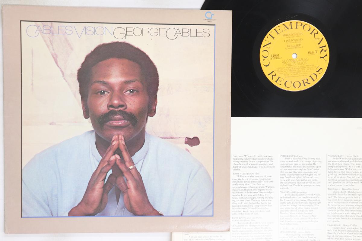 

LP Record GEORGE CABLES - Cables Vision 14001 CONTEMPORARY 1980 US Jazz Used
