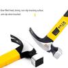 Magnetic Head Claw Hammer With Antislip Shock Absorbing Handle For Nail Driving Demolitions And Woodworking Projects
