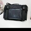 New Y2K Ita Shoulder Bag Large Capacity Sports  Crossbody Bag Cute Girls Transparent Messenger Bag DIY Display Commuter Handbags